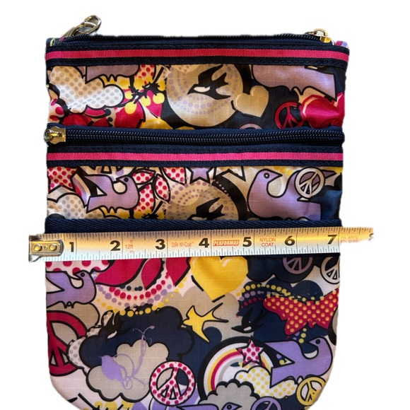 Retro 1970’s Hippie Peace and Love Crossbody - Picture 3 of 6